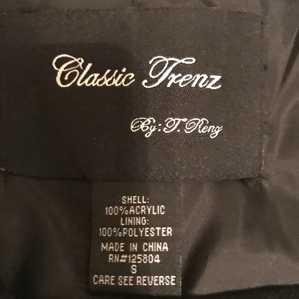 ⭐️Classy Black & White Herringbone Jacket⭐️ - Picture 6 of 7